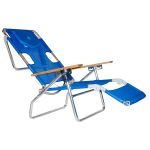 OSTRICH 3IN1 - ALUMINIUM BEACH LOUNGER- BLUE