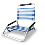 OSTRICH ALUM LOW SAND/CONCERT CHAIR -STRIPE